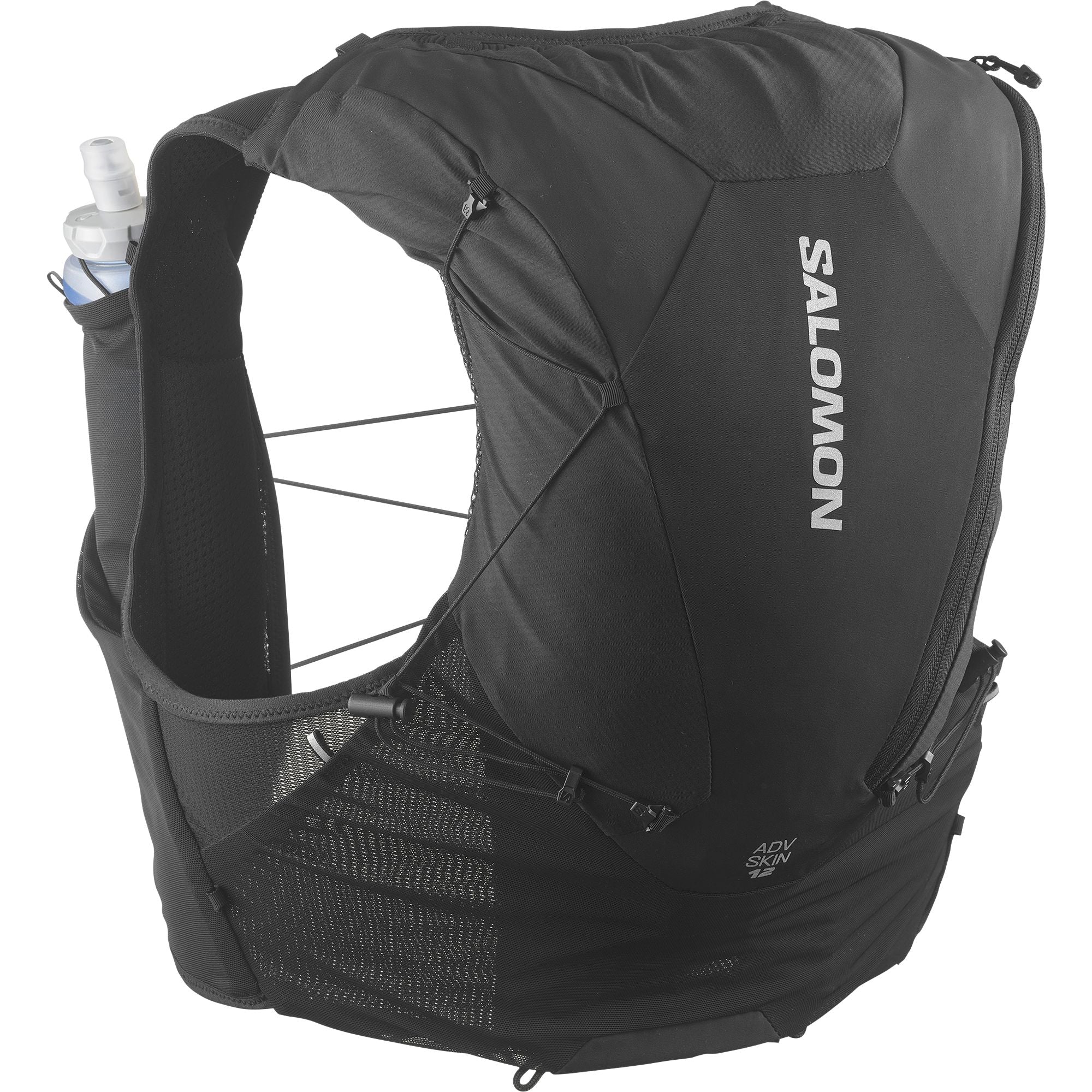Salomon Adv Skin 12 Unisex Running Vest (2025) Black XS 