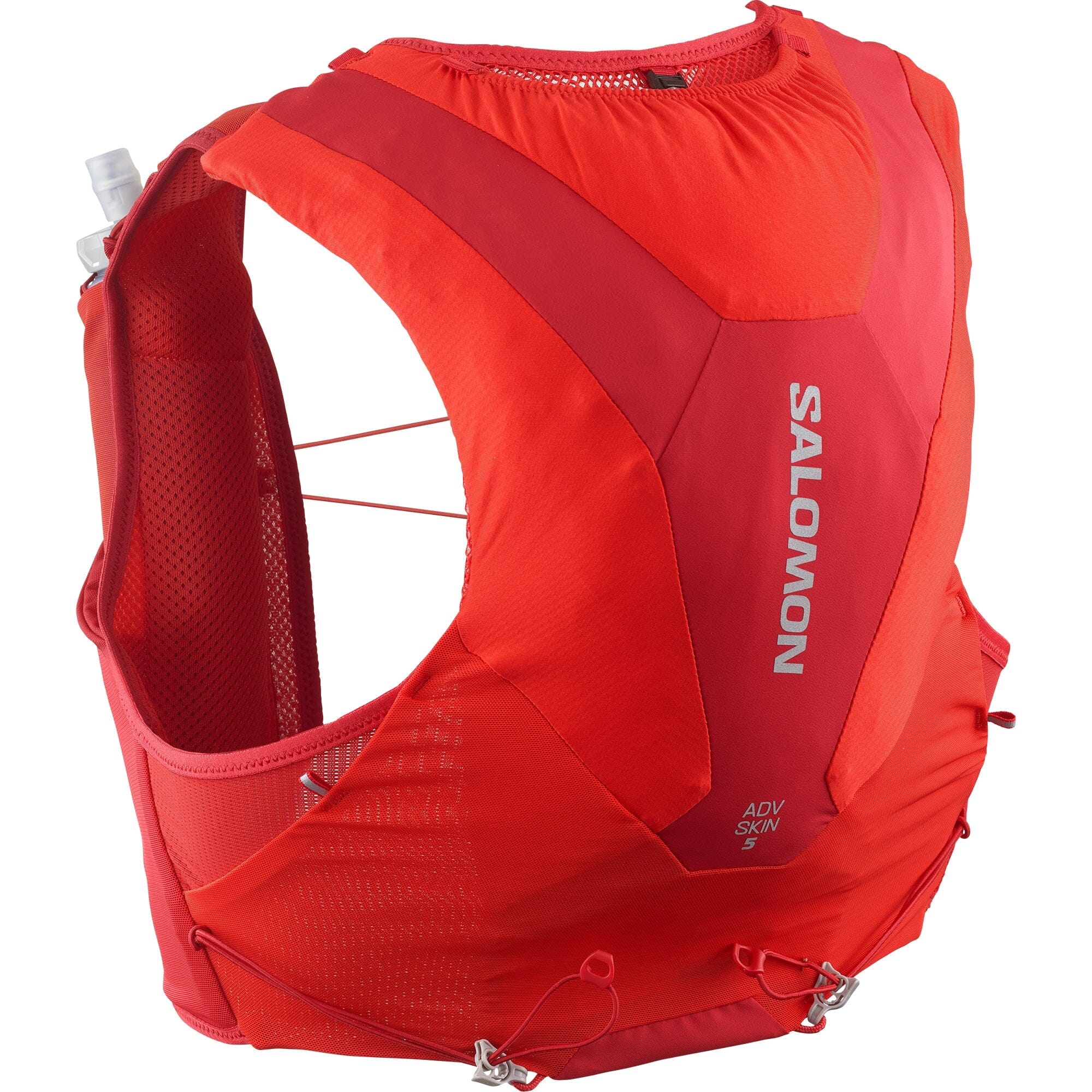 Salomon Adv Skin 5 Unisex Running Vest (2025) Flame Scarlet/Haute Red XS 
