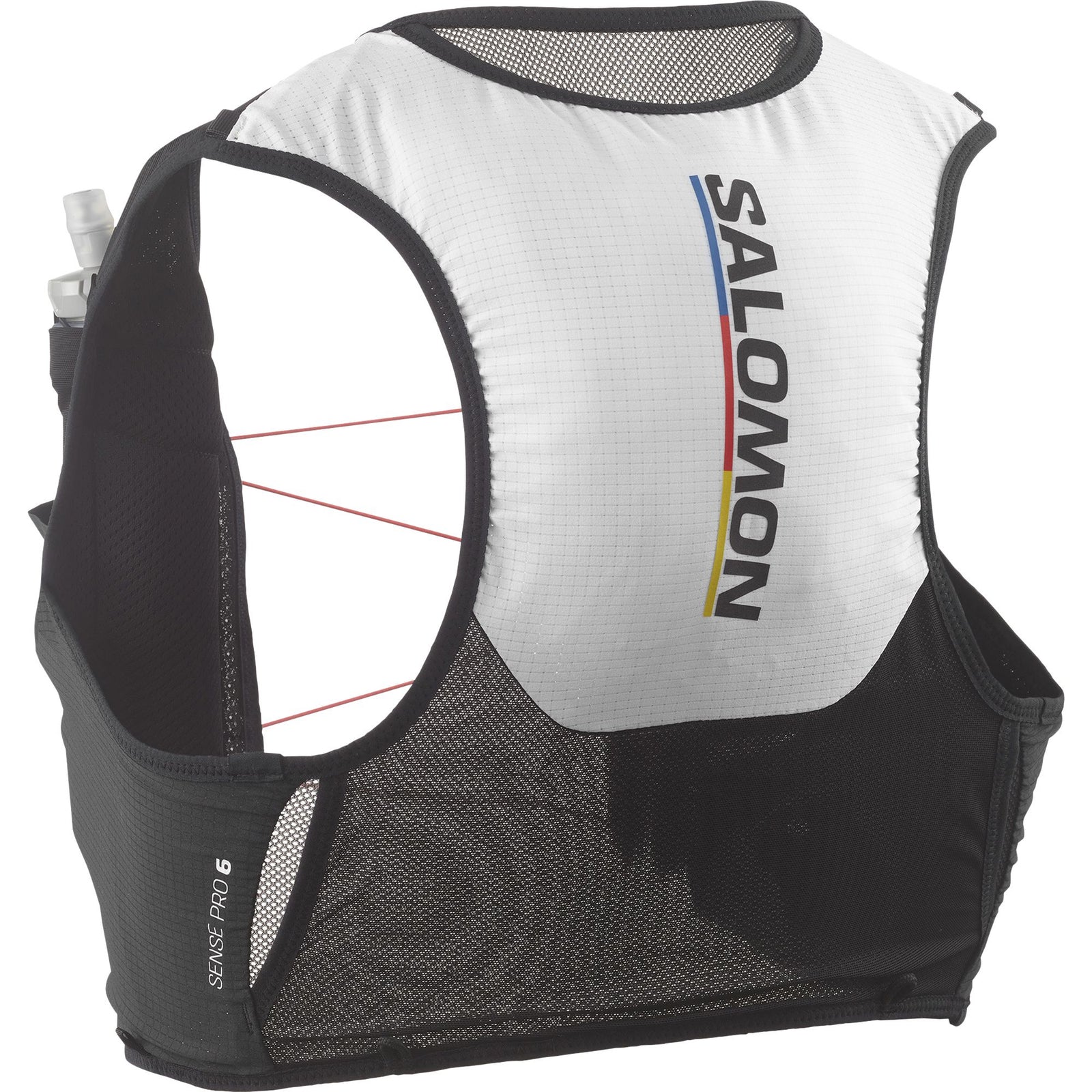 Salomon Sense Pro 6 Race Flag Unisex Running Vest Black/White 2XS 