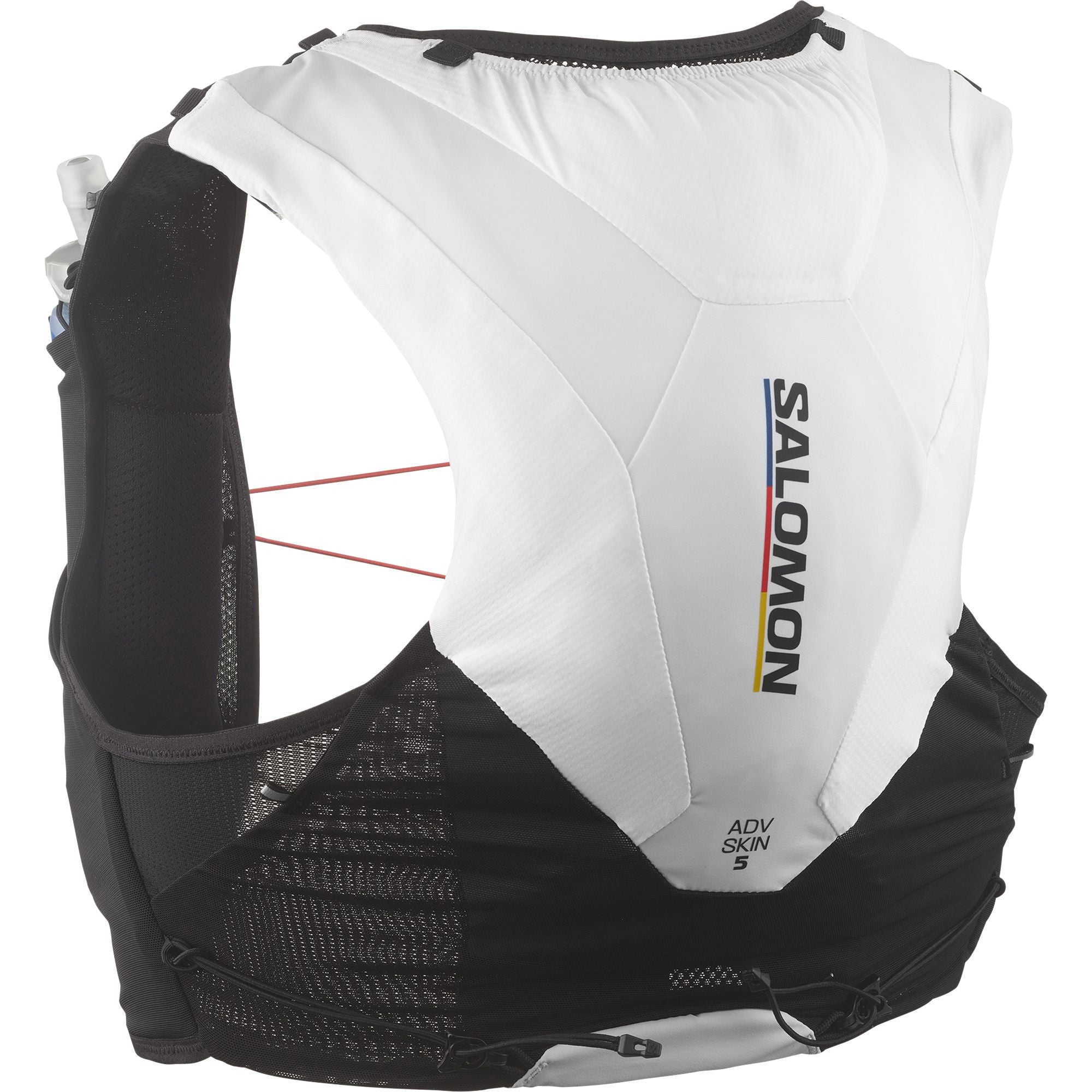 Salomon Adv Skin 5 Race Flag Unisex Running Vest (2025) Black/White XS 