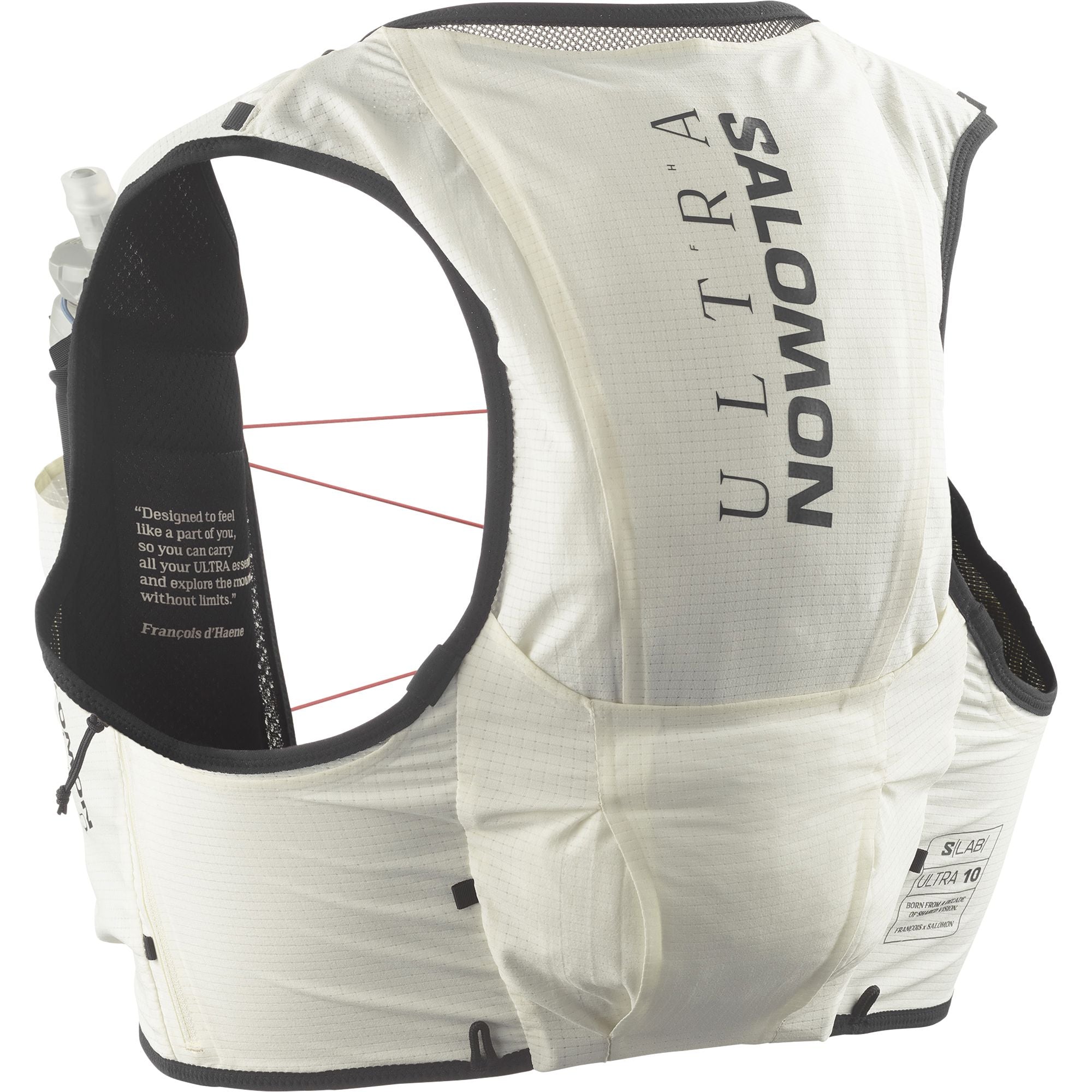 Salomon S/LAB ULTRA 10 Unisex Running Vest Vaniila Ice/Black 2XS 