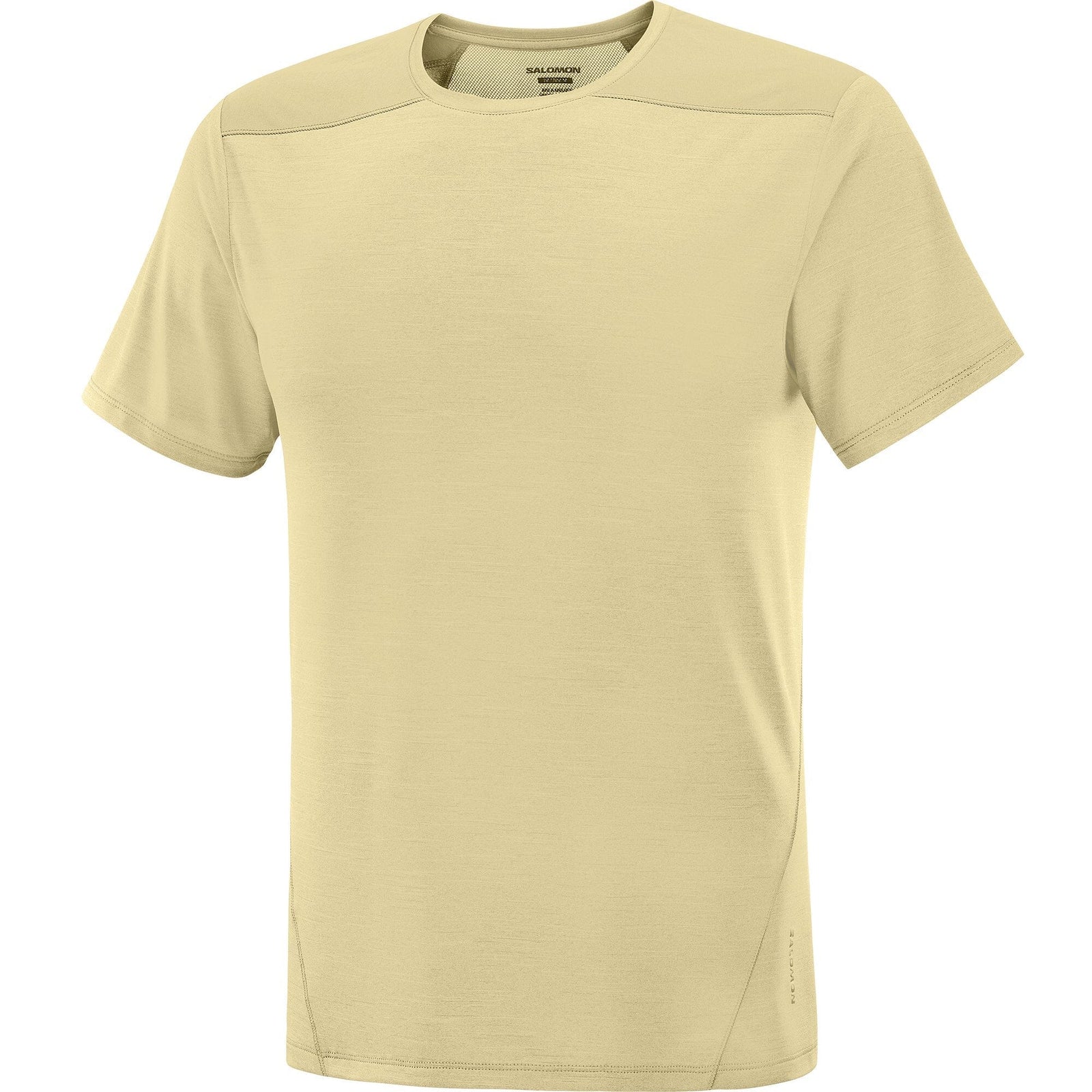 Salomon Outline Men's Short Sleeve T-Shirt Gray Green S 