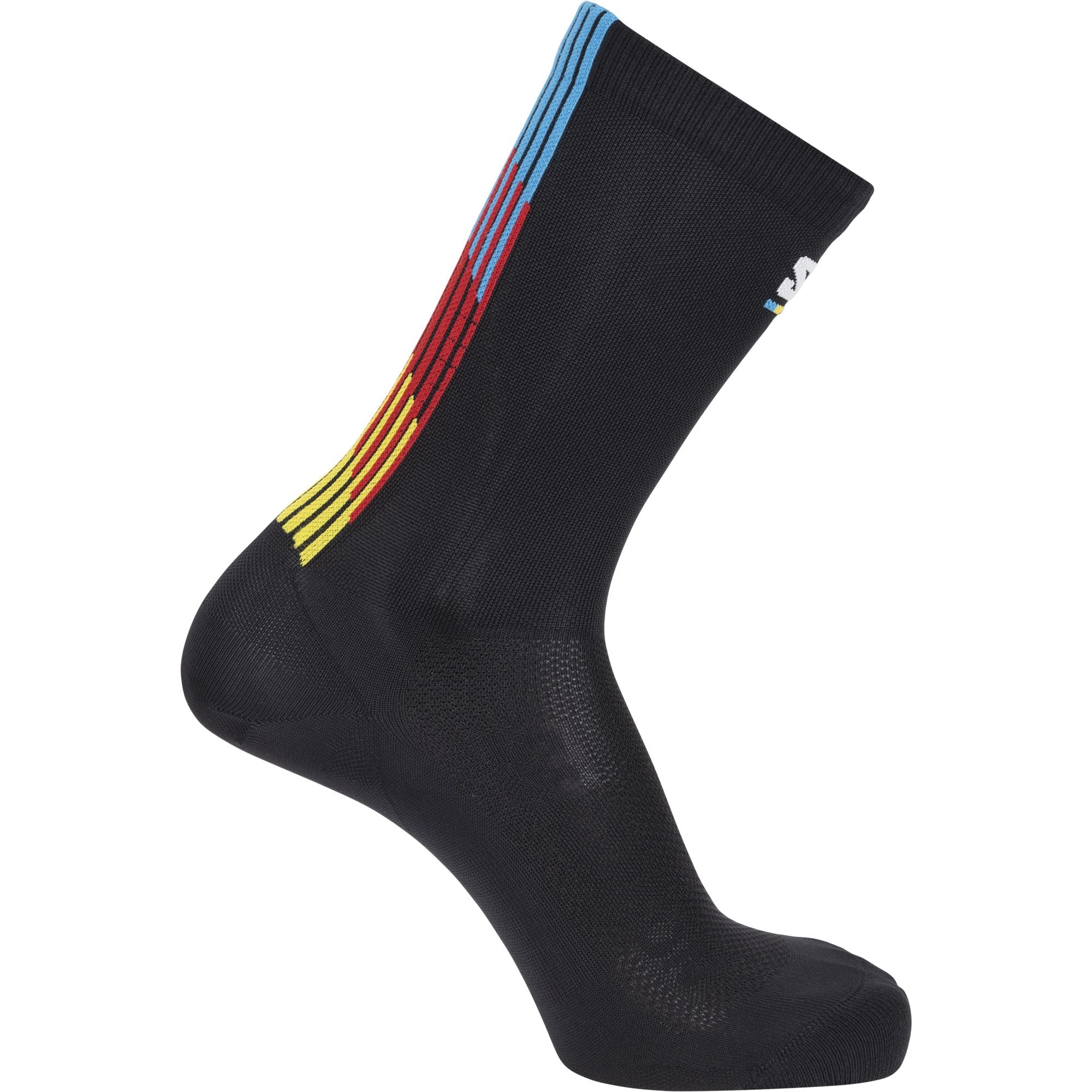 Salomon Pulse Race Flag Crew Unisex Socks White S (EU 36-38) 