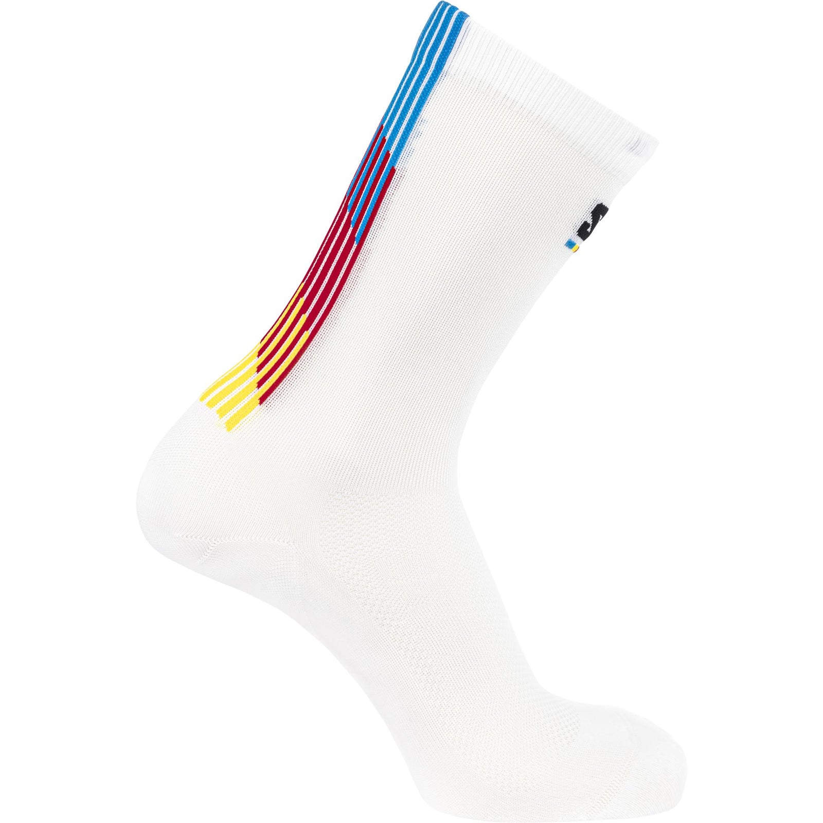 Salomon Pulse Race Flag Crew Unisex Socks White S (EU 36-38) 