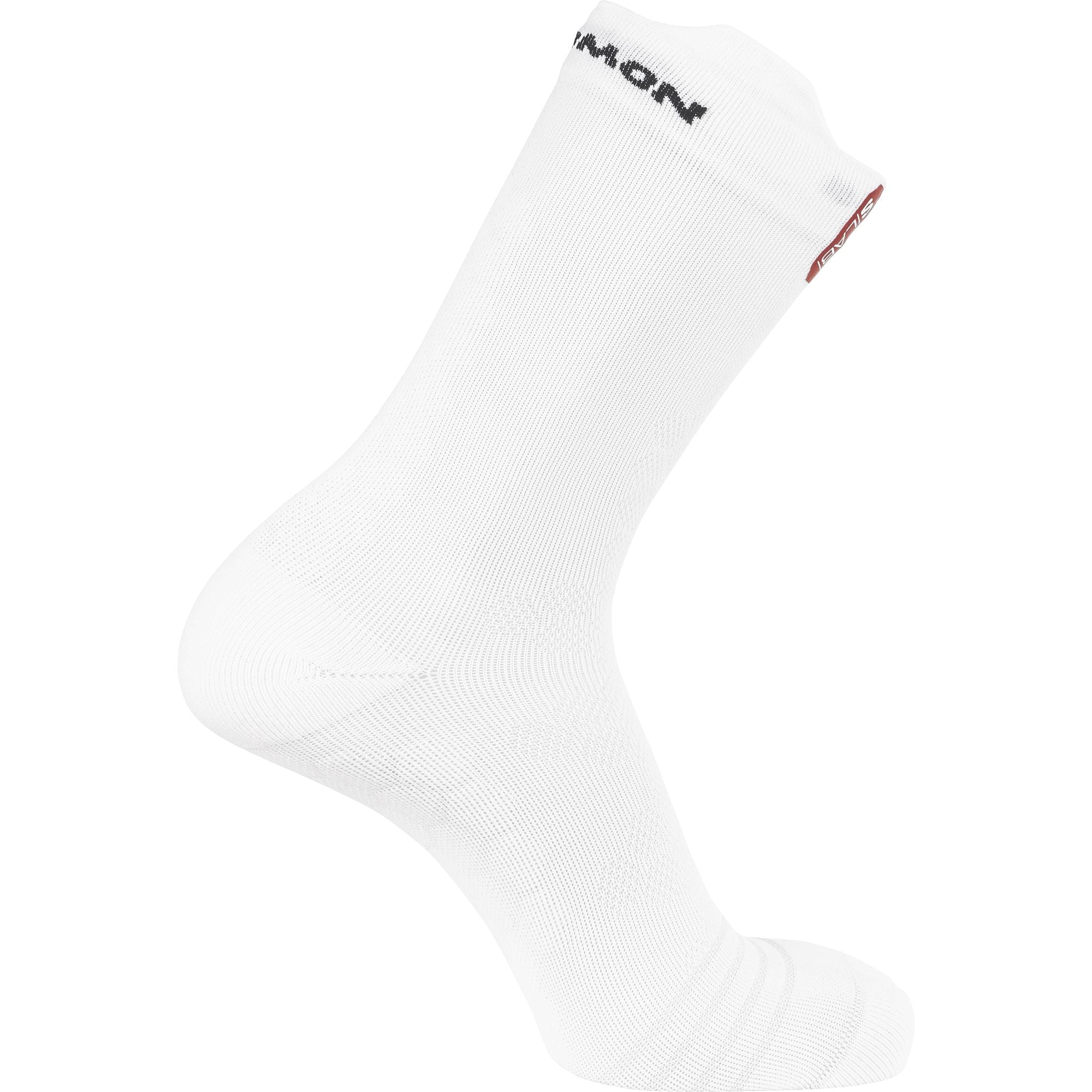 Salomon S/LAB Glide Crew Unisex Socks Vanilla Ice/Pompeian Red S (EU 36-38) 