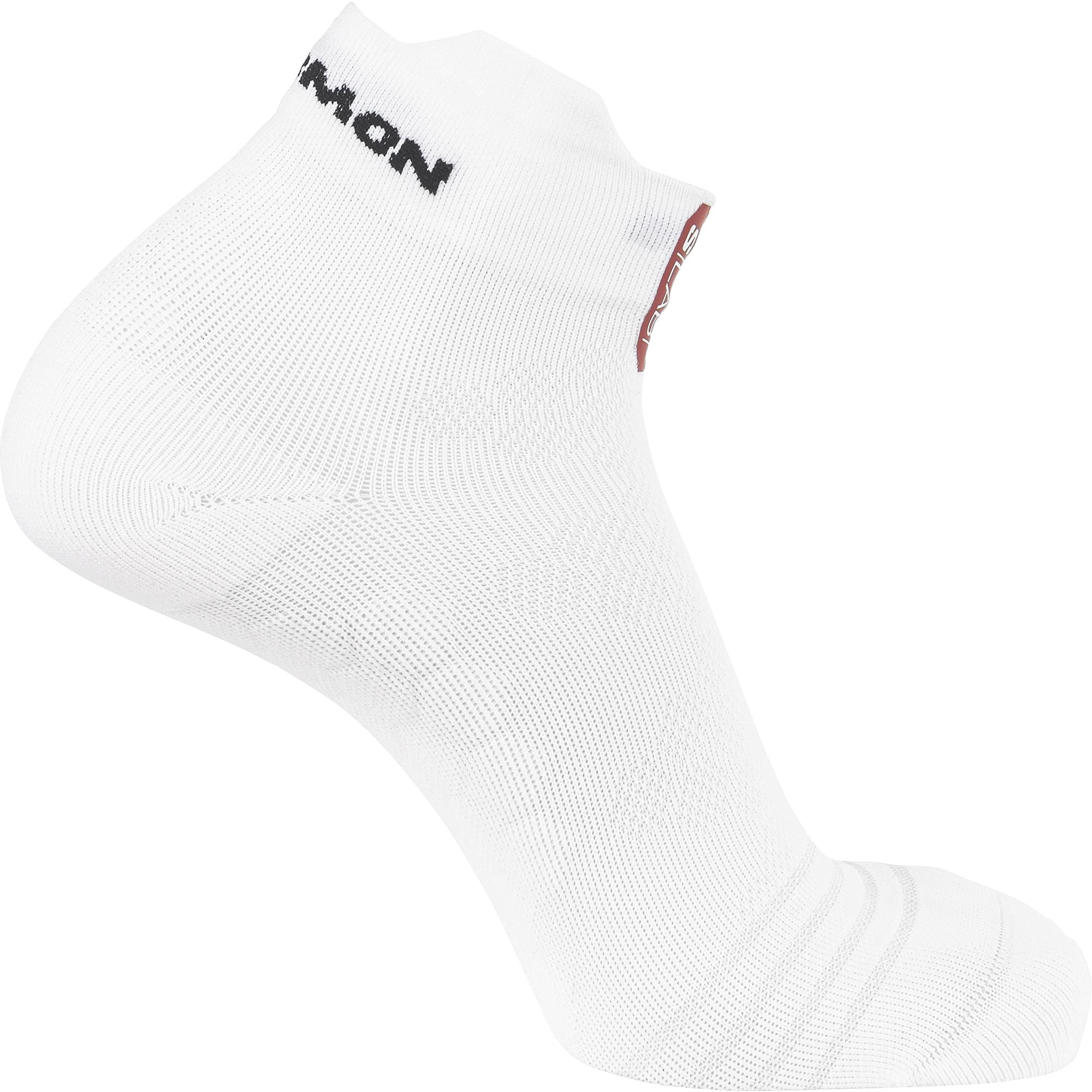 Salomon S/LAB Glide Ankle Unisex Socks Vanilla Ice/Pompeian Red S (EU 36-38) 