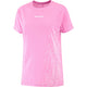 Salomon Sense Aero Graphic Women's Short Sleeve T-Shirt Cyclamen/Whisper White XS 