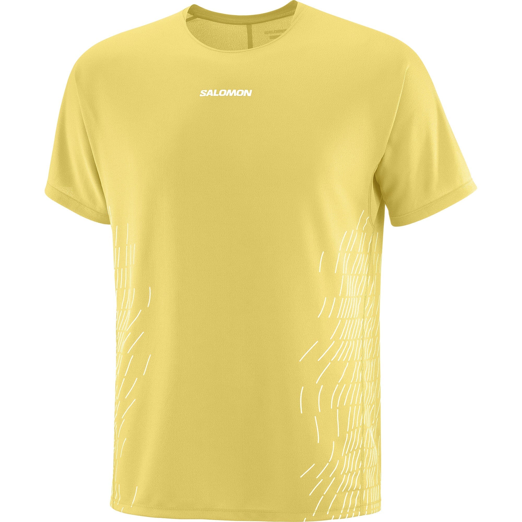 Salomon Sense Aero Graphic Men's Short Sleeve T-Shirt Cress Green/Whisper White S 