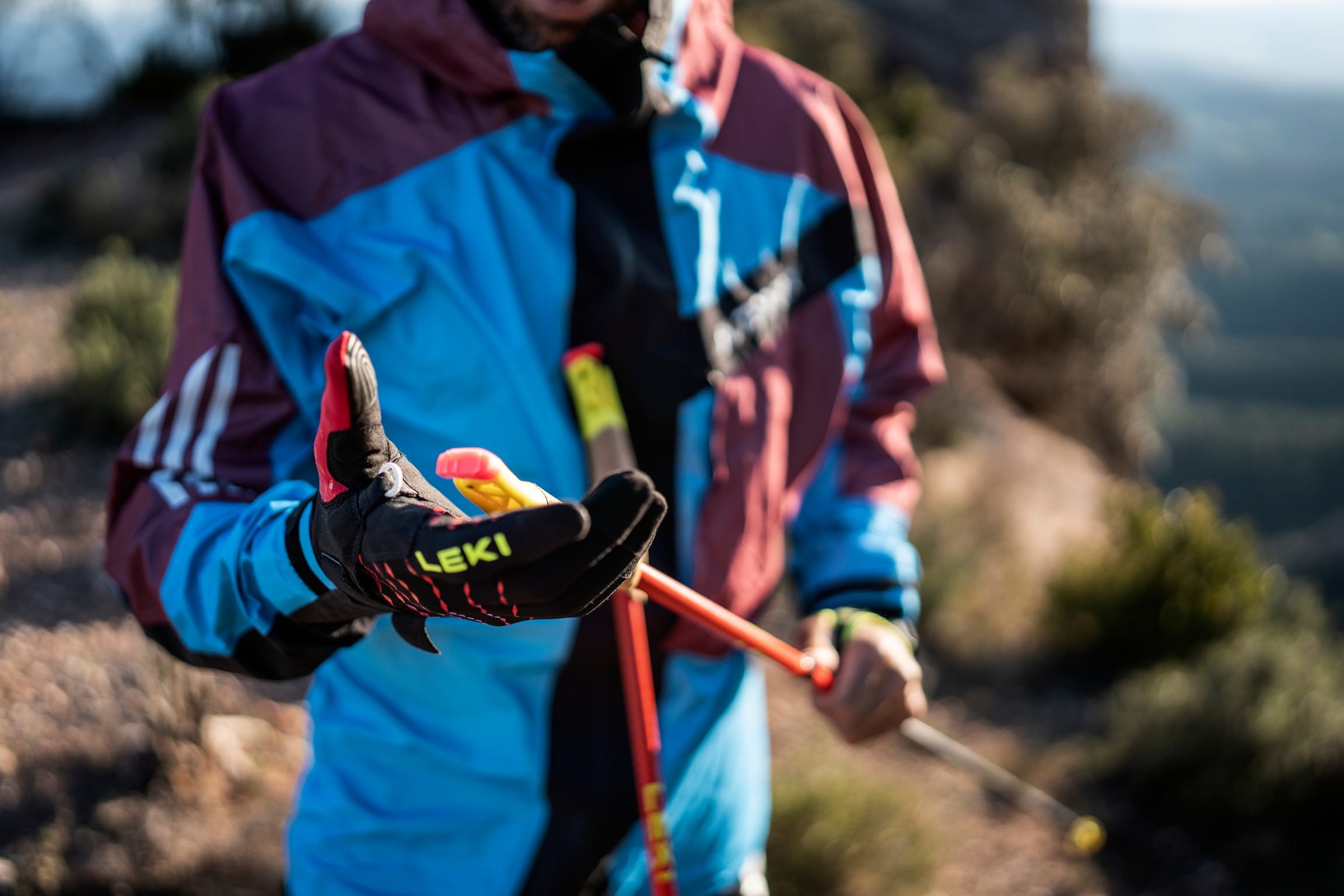 LEKI Ultra Trail Breeze Shark Gloves 