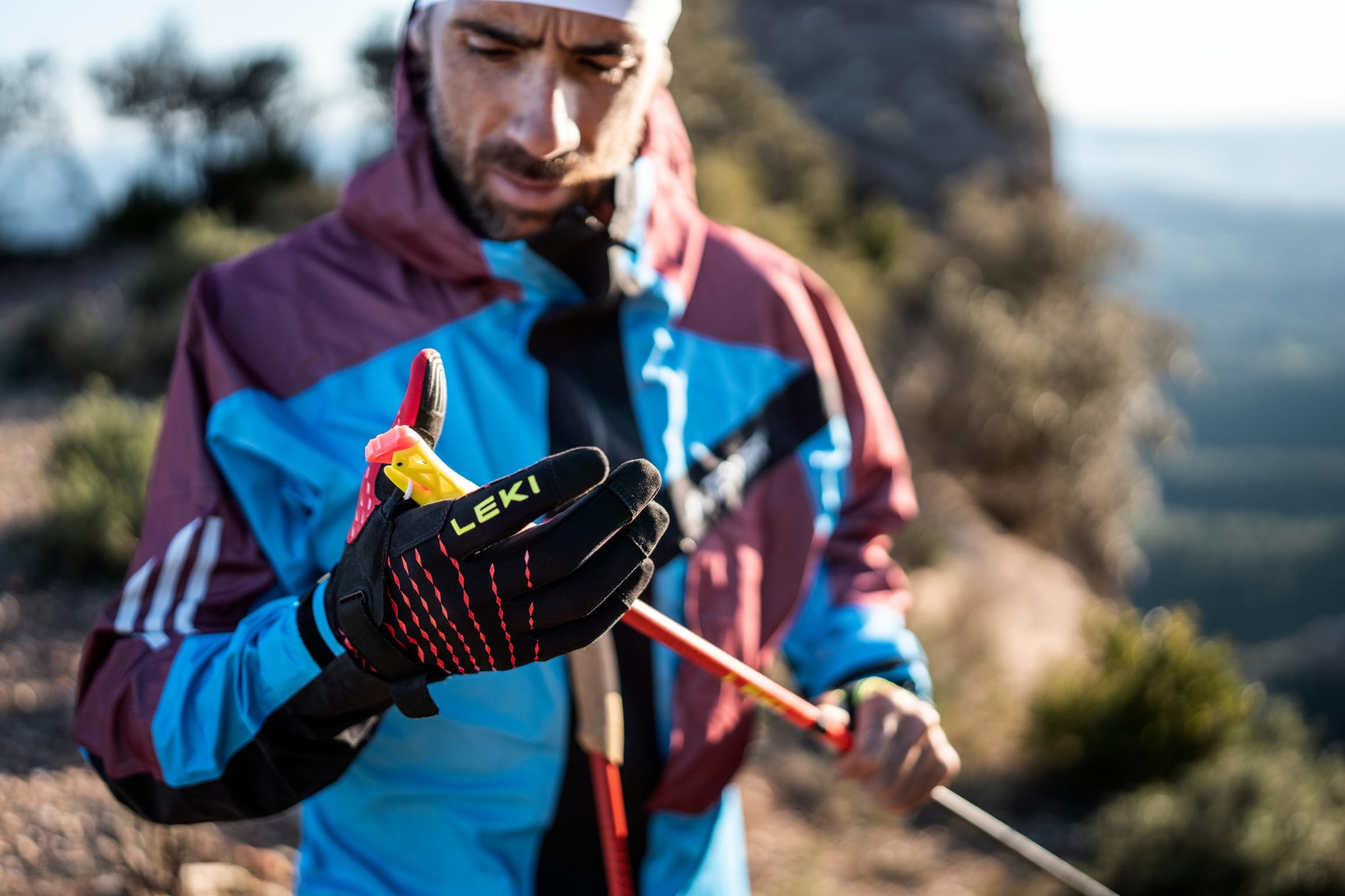 LEKI Ultra Trail Breeze Shark Gloves 