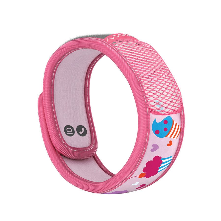 parakito Kids Wristband Mosquito Repellent With Two Refills Cup Cakes 