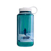 Nalgene 32oz Wide Mouth Sustain Water Bottle Trout with Landscape Forest 
