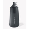 LifeStraw Peak Series Collapsible Squeeze Bottle With Filter Dark Mountain Gray 1 L 