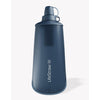 LifeStraw Peak Series Collapsible Squeeze Bottle With Filter Mountain Blue 1 L 