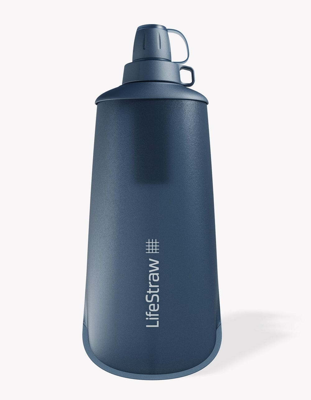LifeStraw Peak Series Collapsible Squeeze Bottle With Filter - Mountain Blue