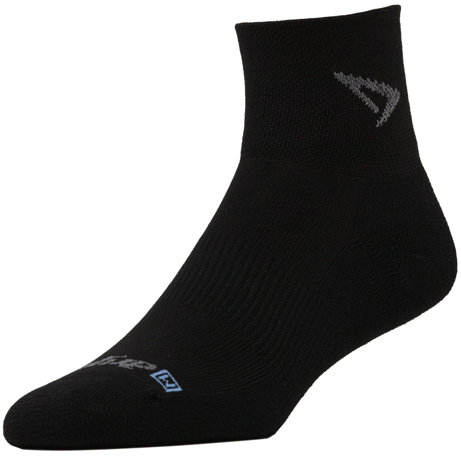 Drymax Lite Trail Running 1/4 Crew Socks Black S 