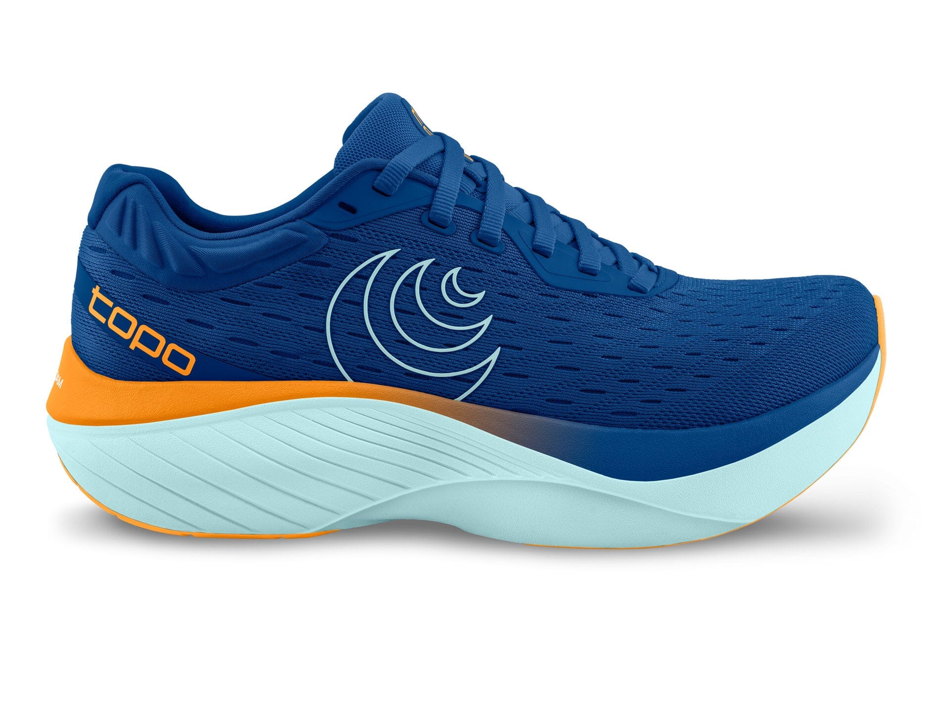 Topo Men's Atmos Road Running Shoes Blue/Orange US 8.5 