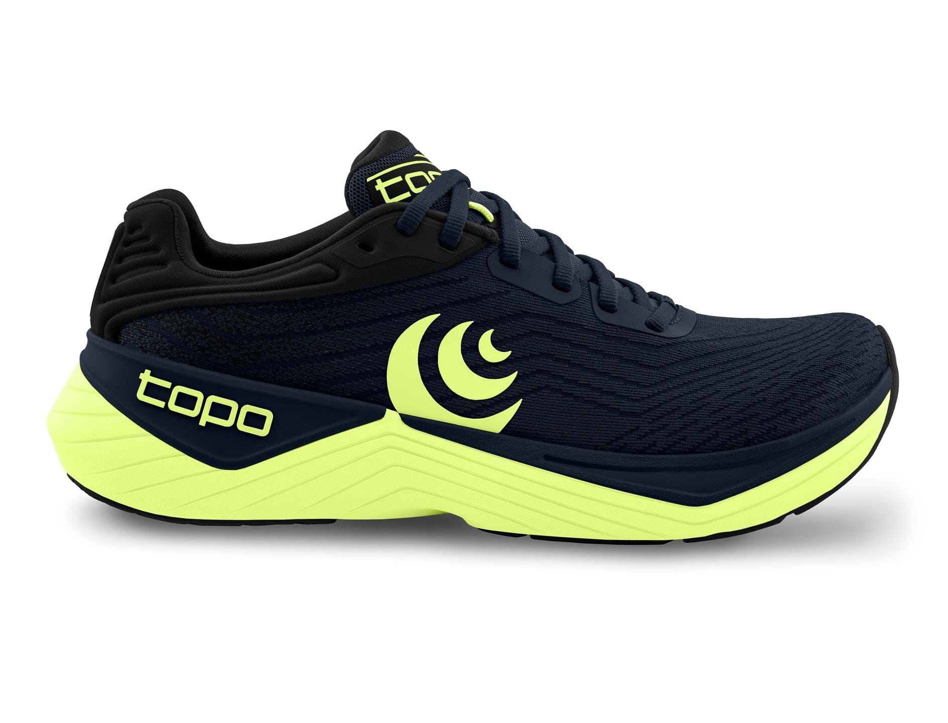 Topo Men's Ultrafly 5 Road Running Shoes Navy/Lime US 8 