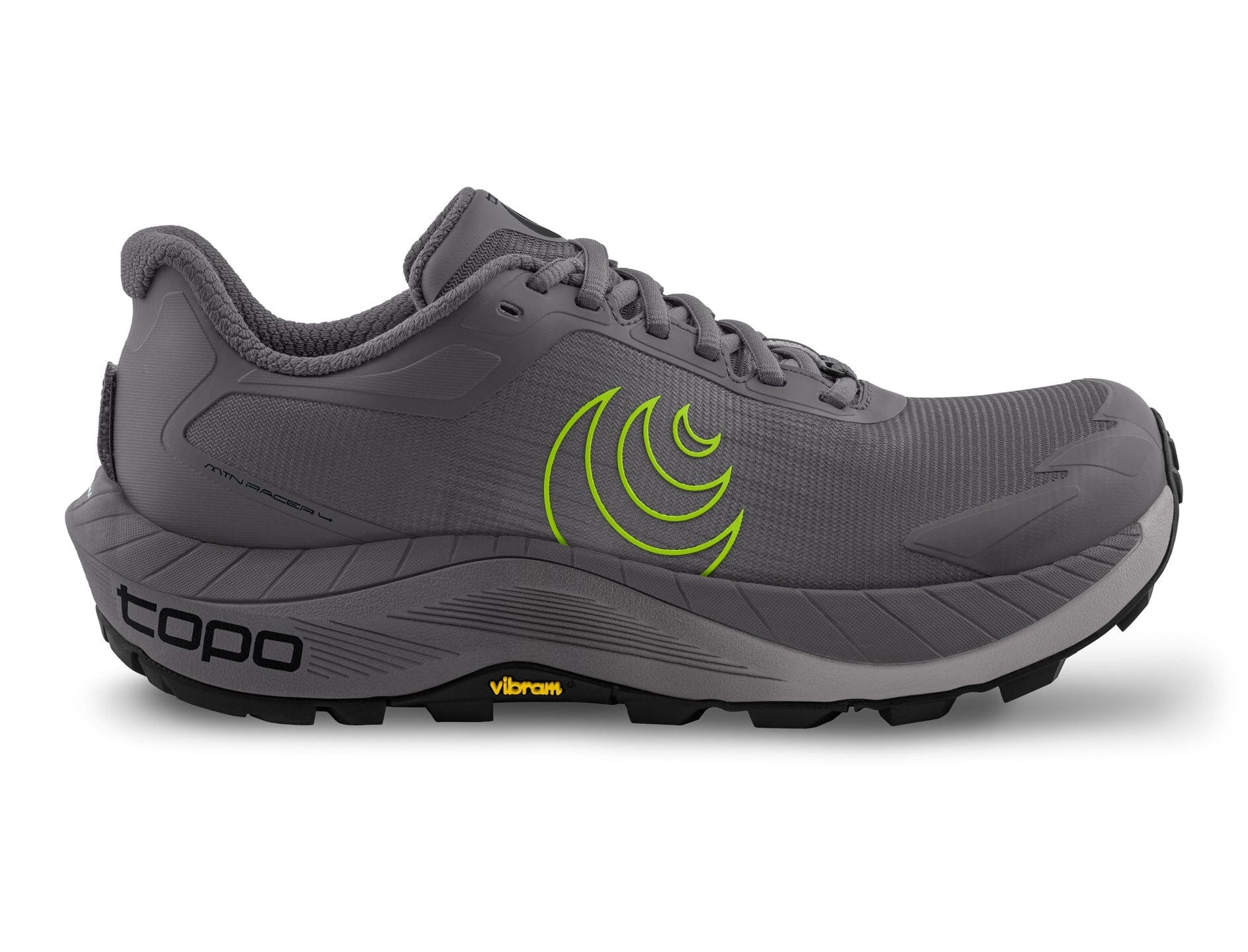 Topo Men's MTN Racer 4 Trail Running Shoes Grey/Lime US 8 