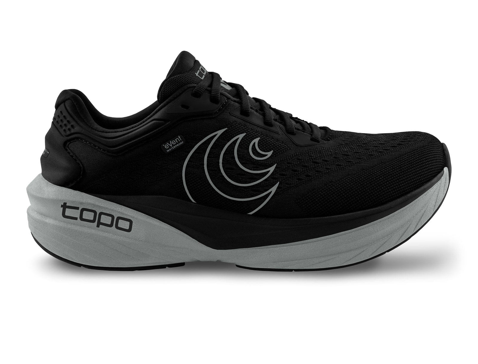 Topo Men's Phantom 4 Waterproof Road Running Shoes Black/Charcoal US 8.5 