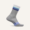 Feetures Merino 10 Max Cushion Mini Crew Socks Luminous Gray Small 