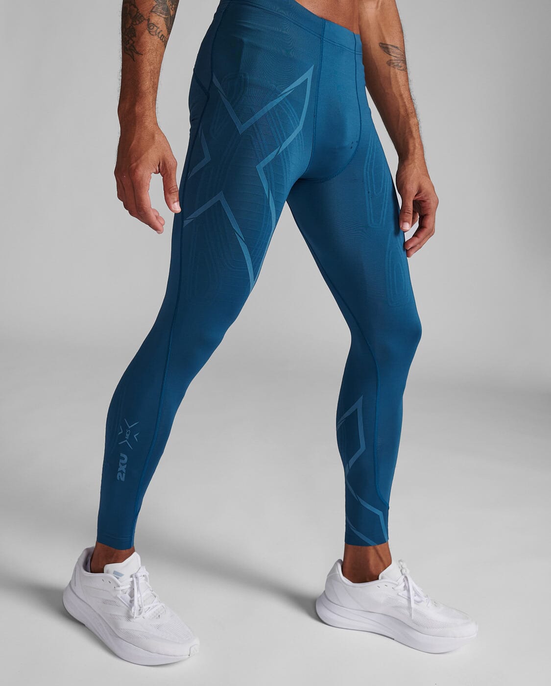 2XU Men's Light Speed Compression Tights MA5305B Majol/Majol Reflective S 