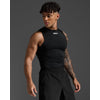 2XU Men's Core Compression Sleeveless MA6400A Black/Silver S 