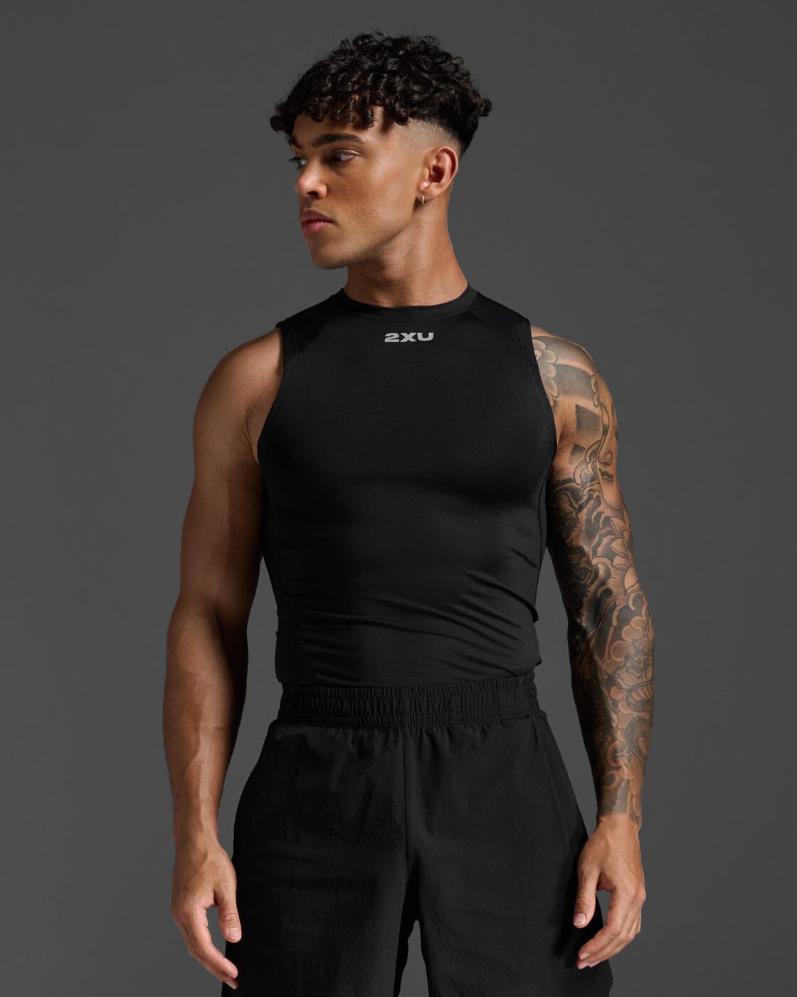 2XU Men's Core Compression Sleeveless MA6400A 