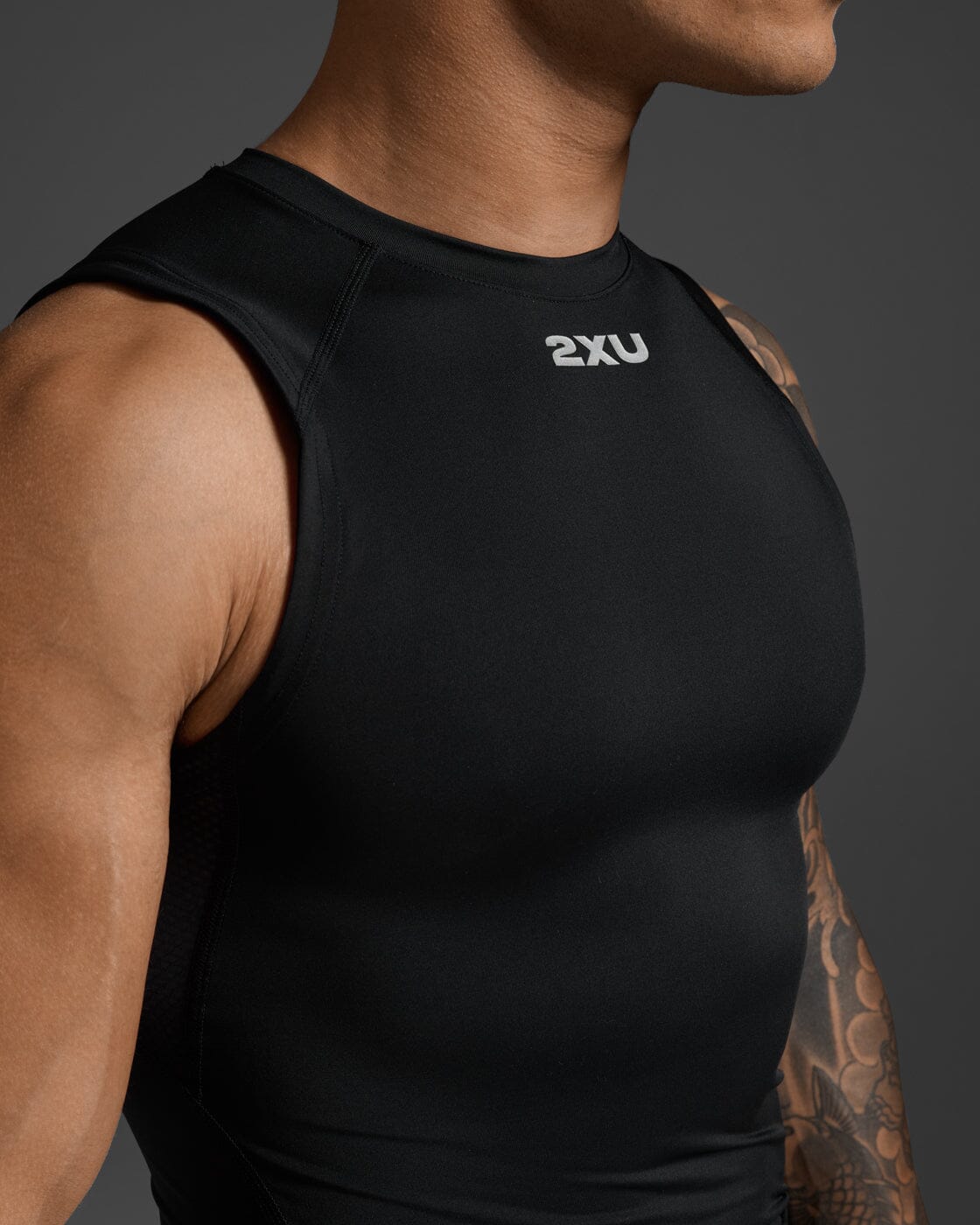 2XU Men's Core Compression Sleeveless MA6400A 