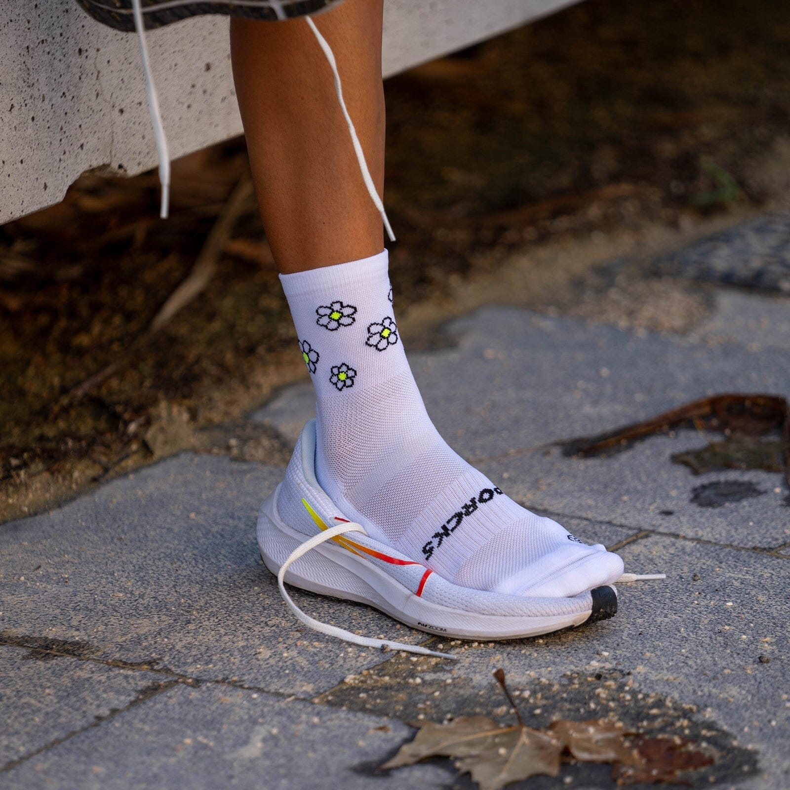 SPORCKS Margarithe White - Run Ultralight Socks 