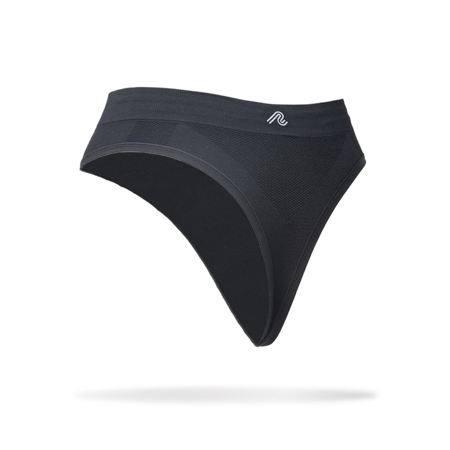 Runderwear Women's Running Thong Black XS 
