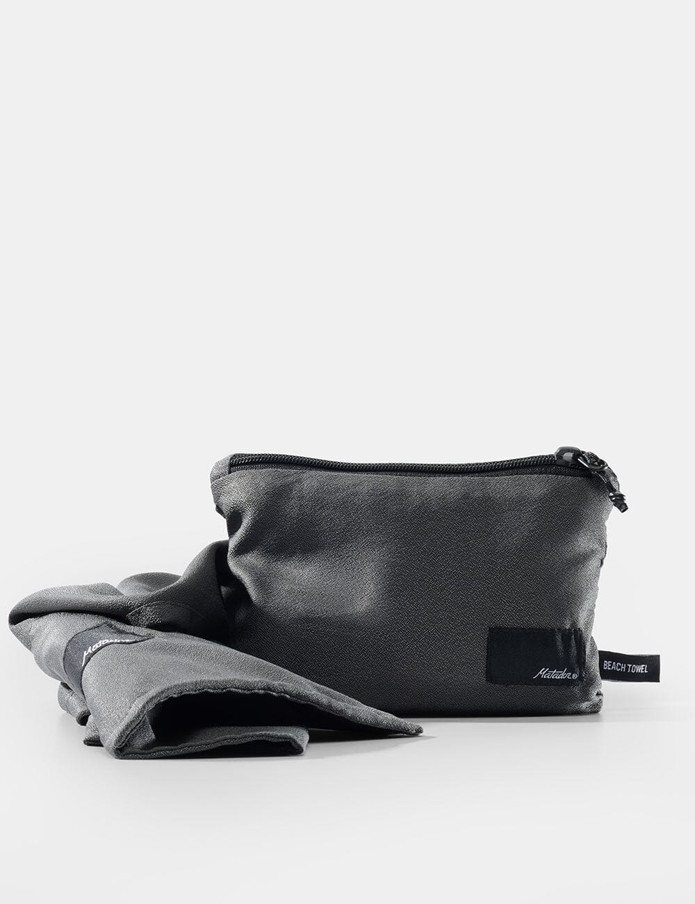 Matador NanoDry Packable Beach Towel – Charcoal
