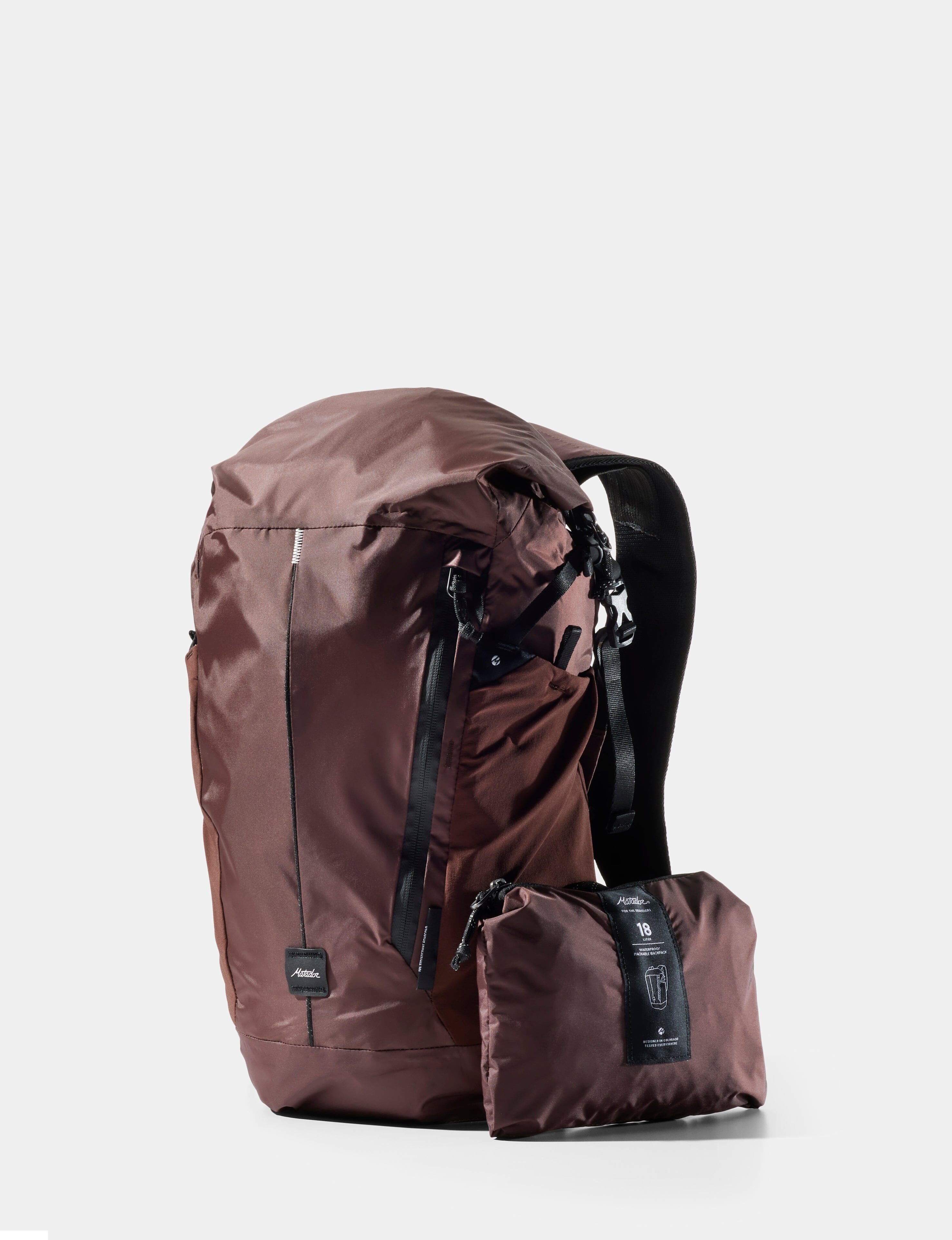 Matador 18L Waterproof Packable Backpack – Garnet