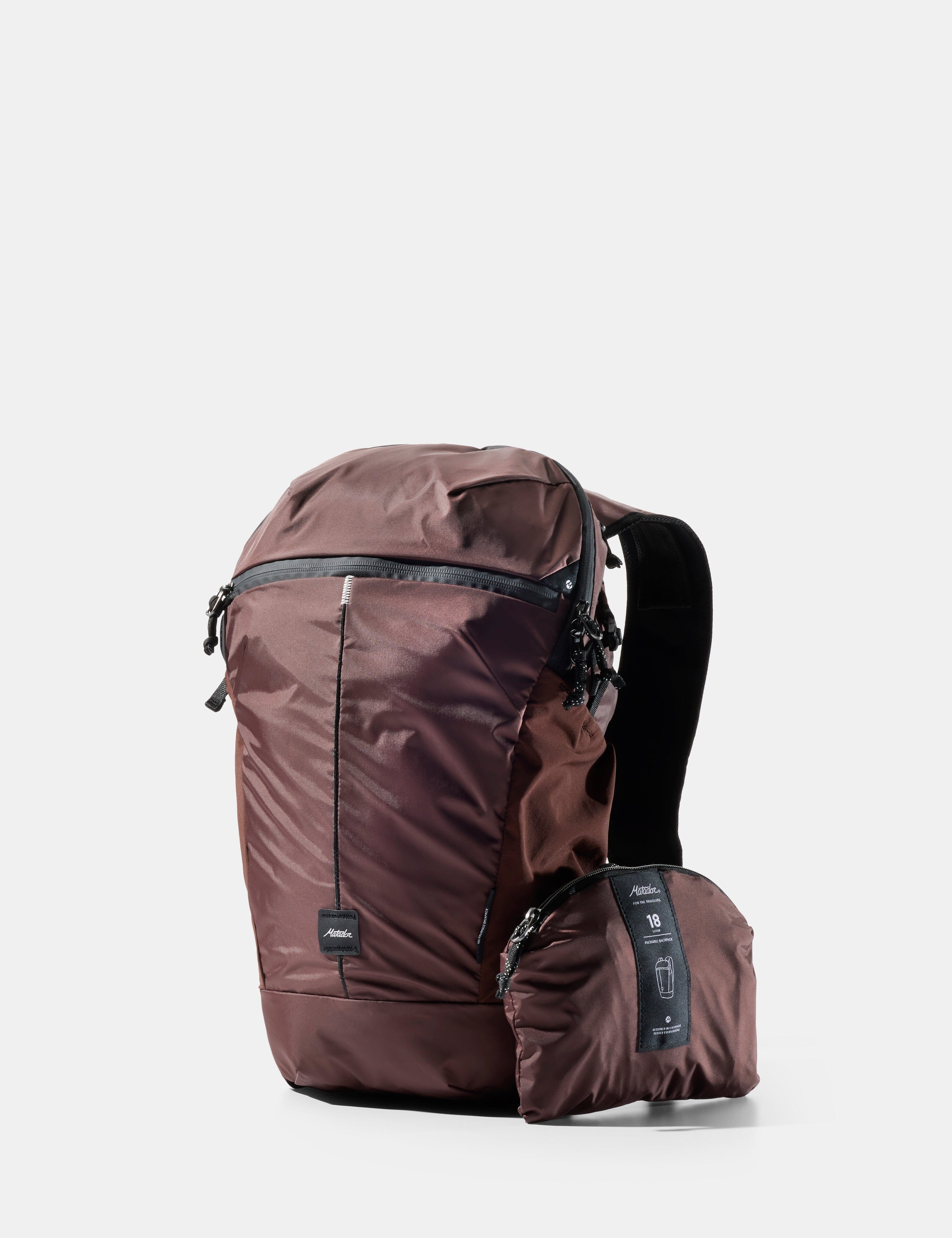 Matador 18L Packable Backpack – Garnet
