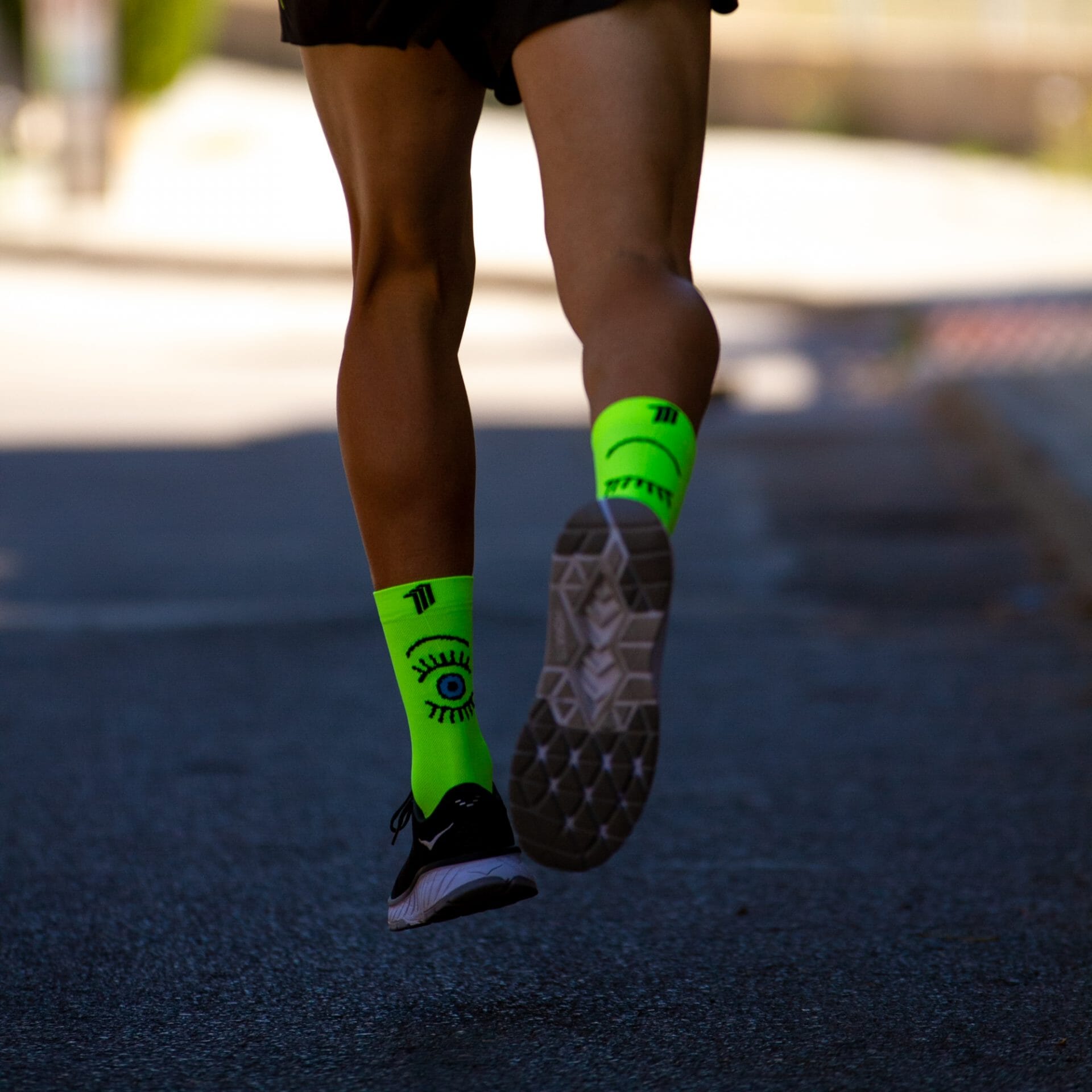 SPORCKS Eye Yellow - Running Socks 