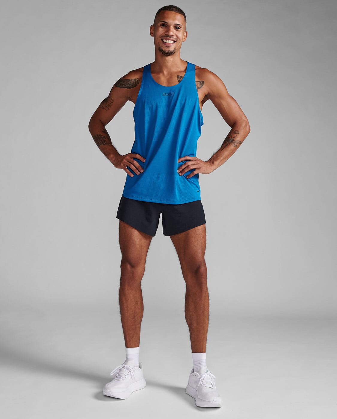 2XU Men's Light Speed Tech Singlet MR7151A 