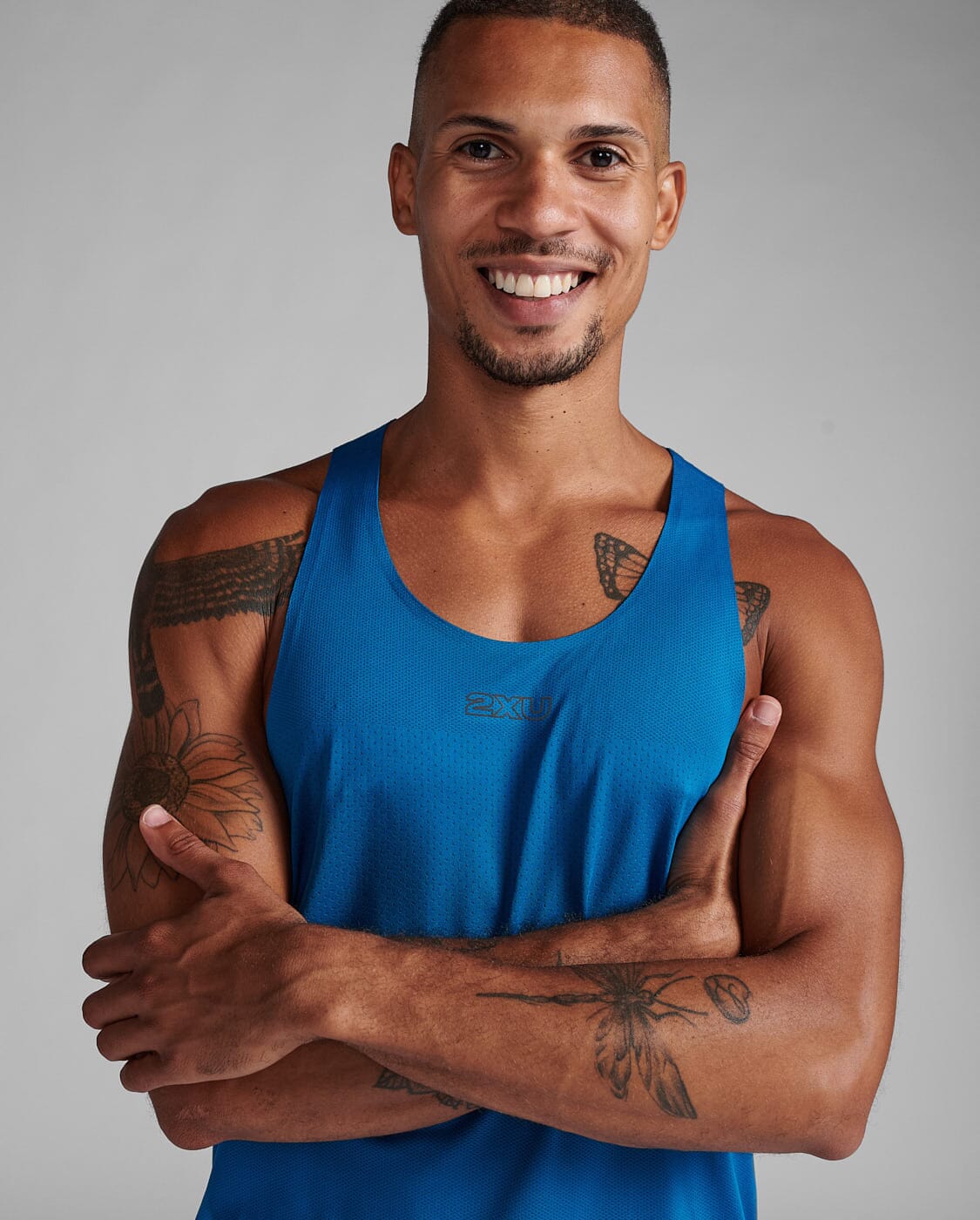 2XU Men's Light Speed Tech Singlet MR7151A 