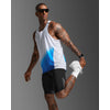 2XU Men's Light Speed React Singlet MR7375A 