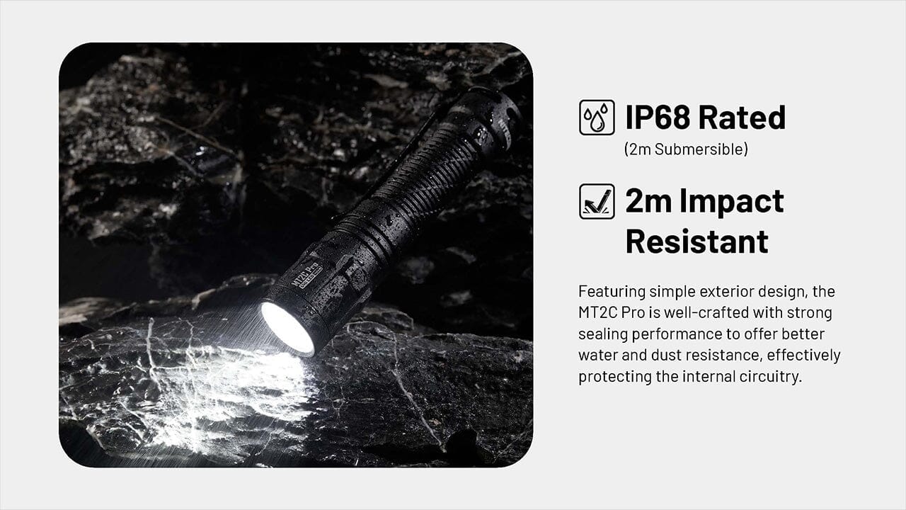 Nitecore MT2C Pro 1800 Lumen Rechargeable EDC Flashlight 