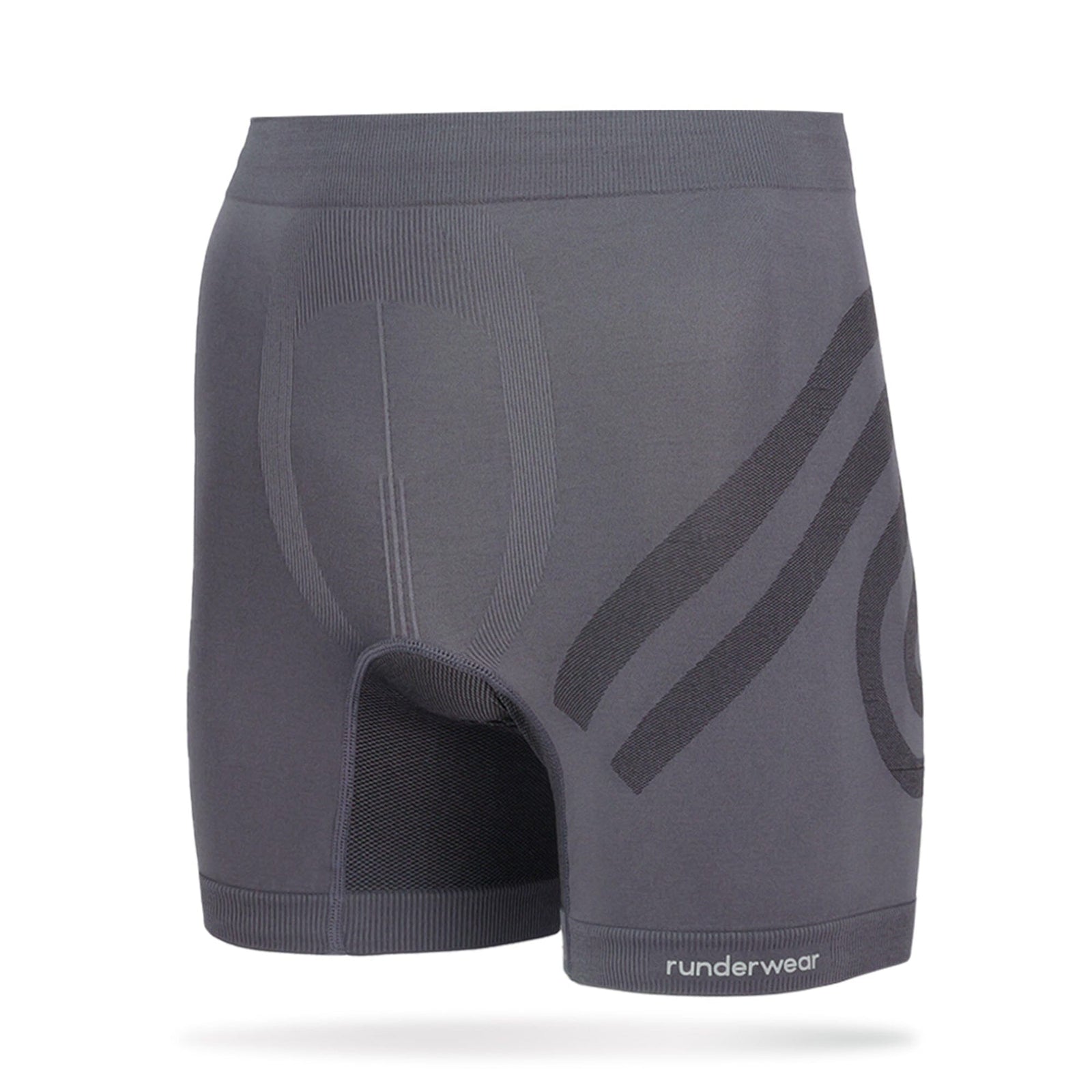 Runderwear Men's Running Boxer Grey S 