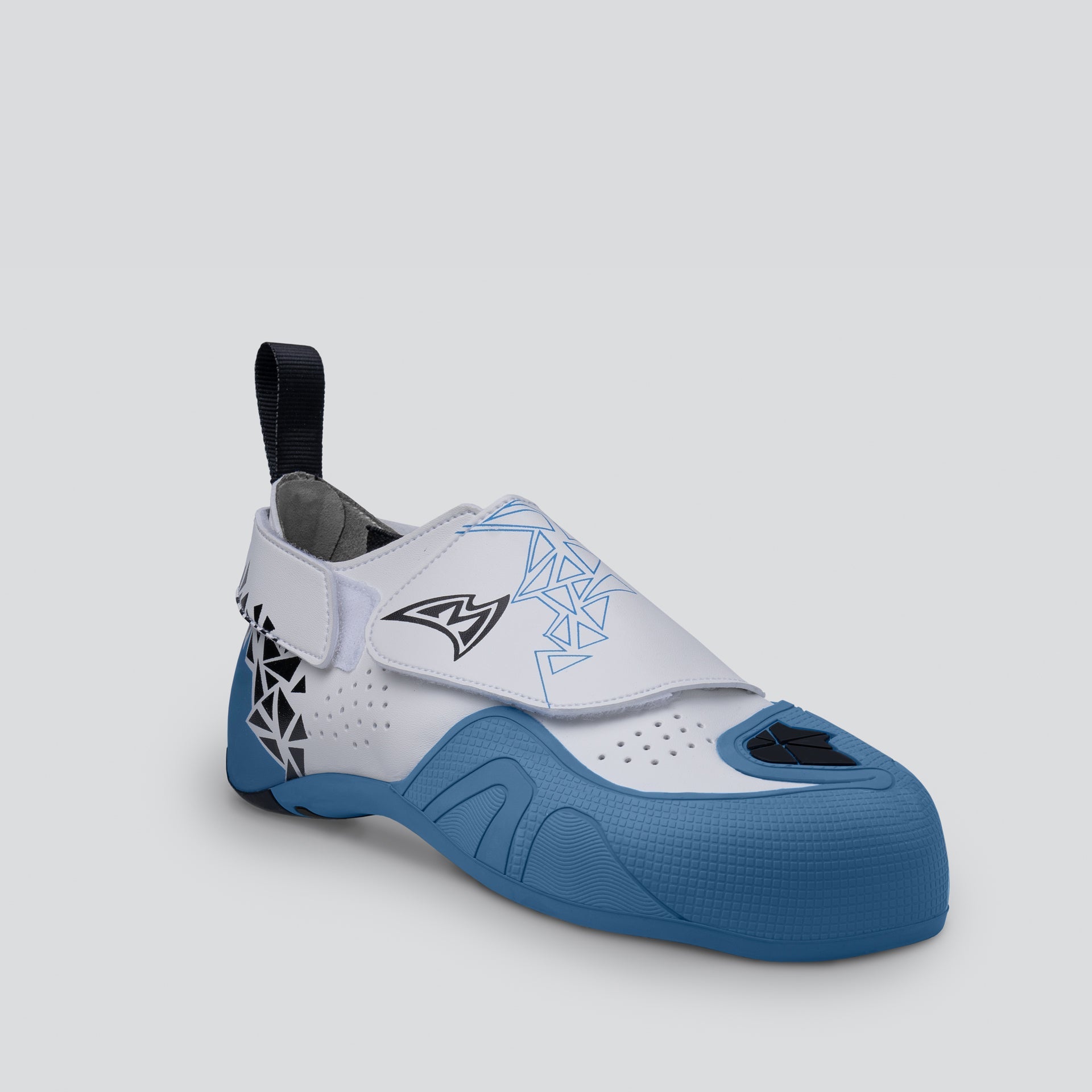 Mad Rock Mad Monkey 3 Kids Climbing Shoes – White/Denim Blue