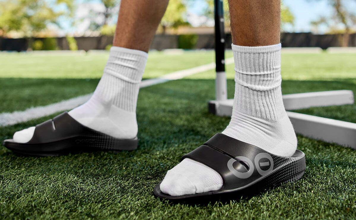 Men's OOahh Sport Slide Sandal - Black Matrix 
