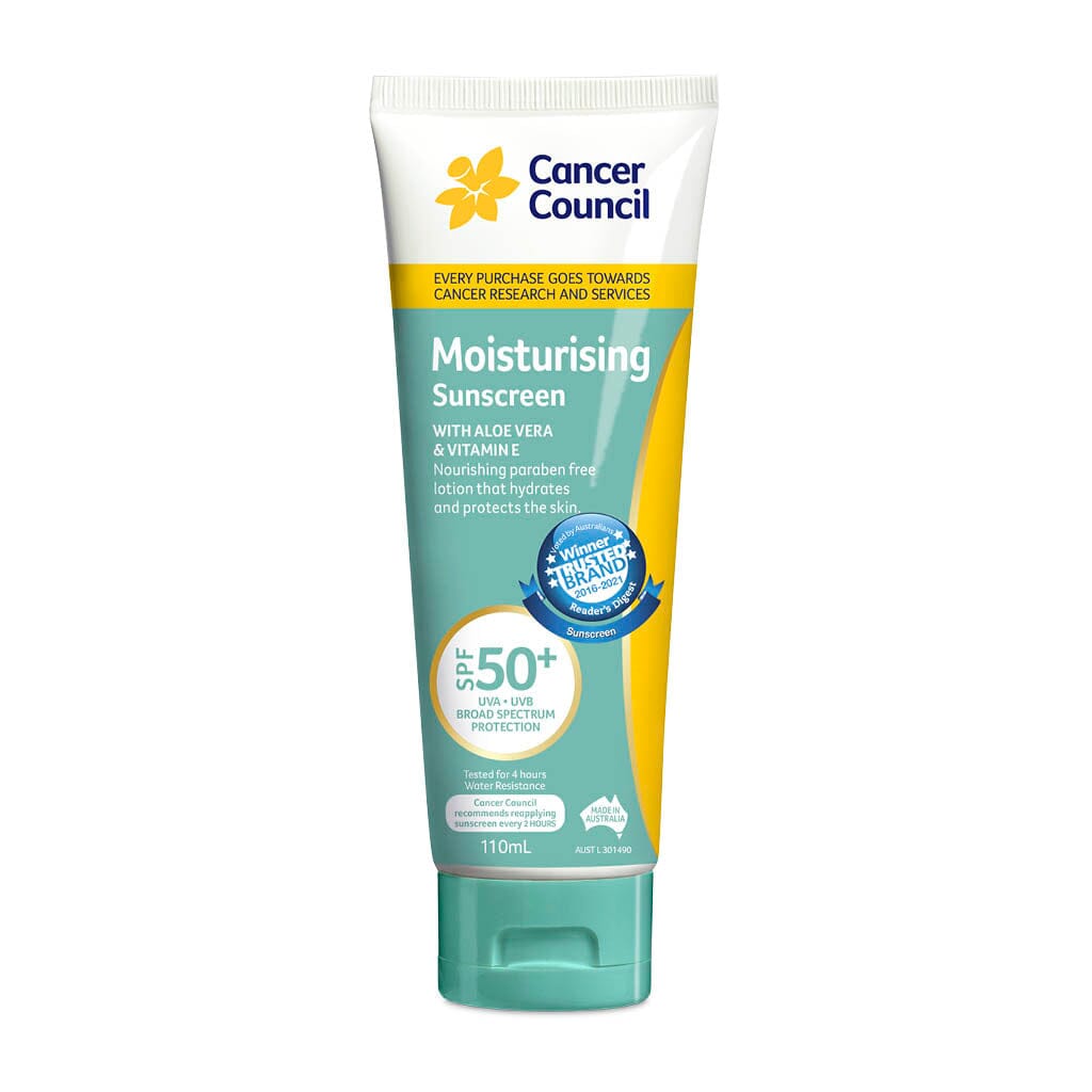 Cancer Council Moisturising Sunscreen SPF50+ TUBE 100ML 