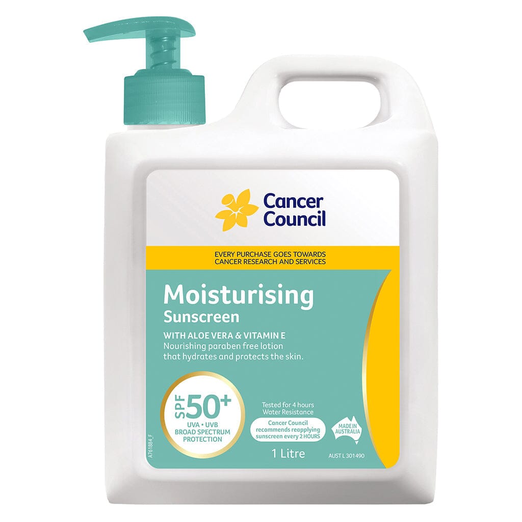 Cancer Council Moisturising Sunscreen SPF50+ PUMP 200ML 