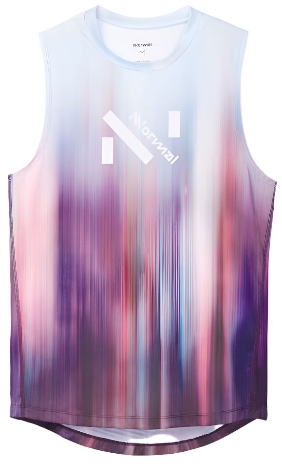 NNormal Race Tank Men's Movement Print L 