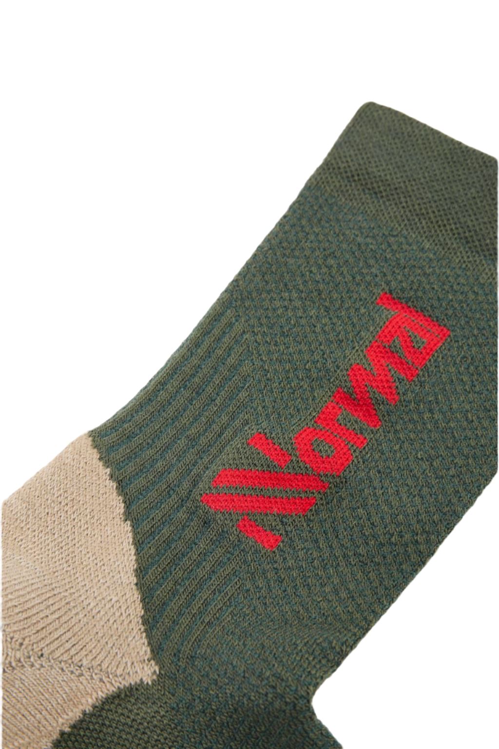 NNormal Merino Socks 2 Green S (EU 37-39) 