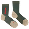 NNormal Merino Socks 2 Green S (EU 37-39) 