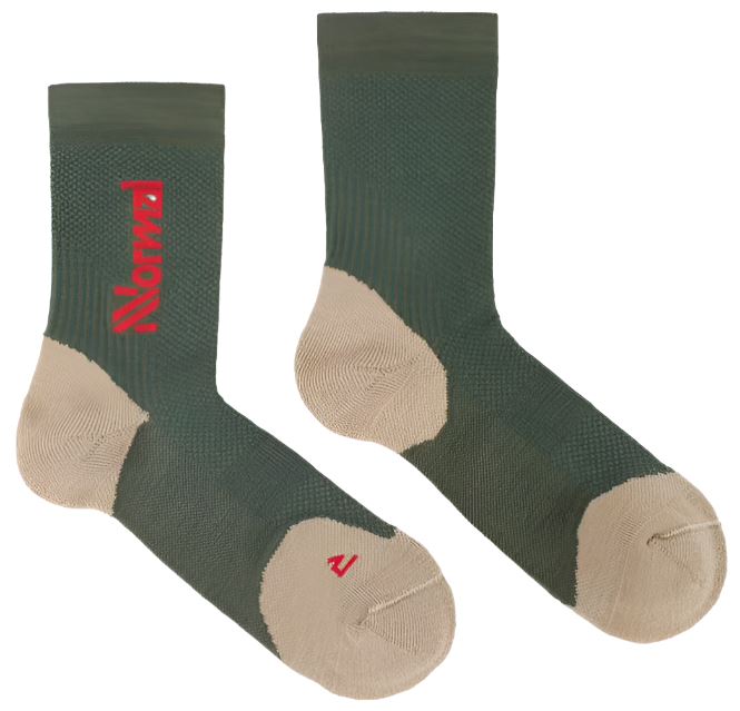 NNormal Merino Socks 2 Green S (EU 37-39) 