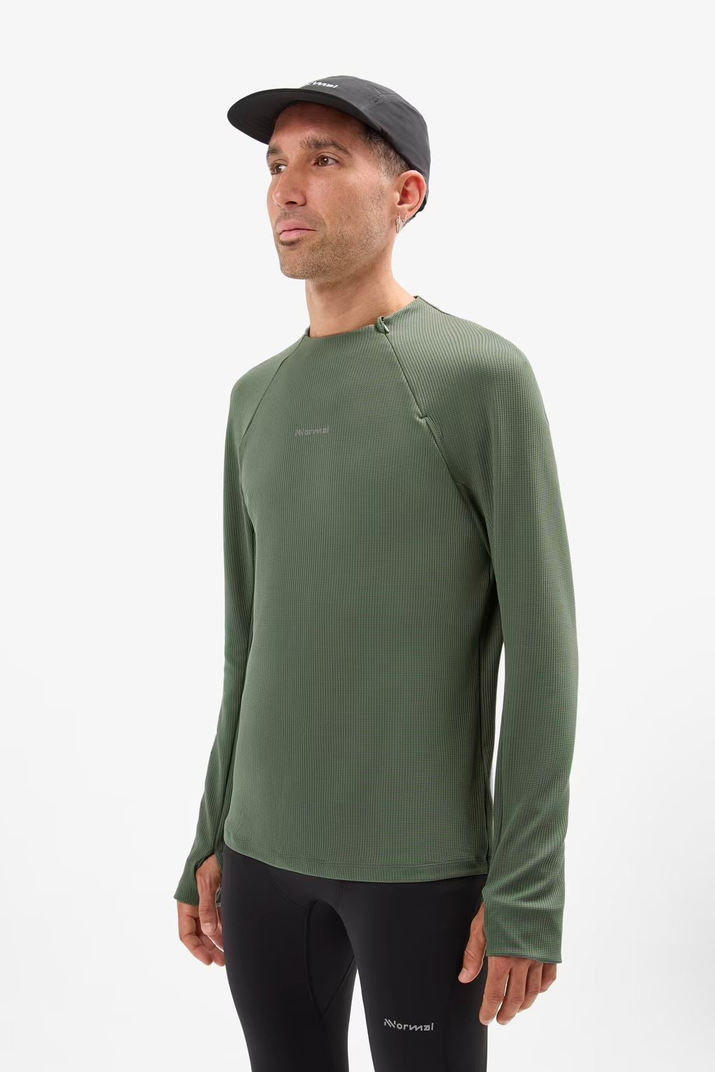 NNormal Trail Long Sleeve Men's Dark Green L 