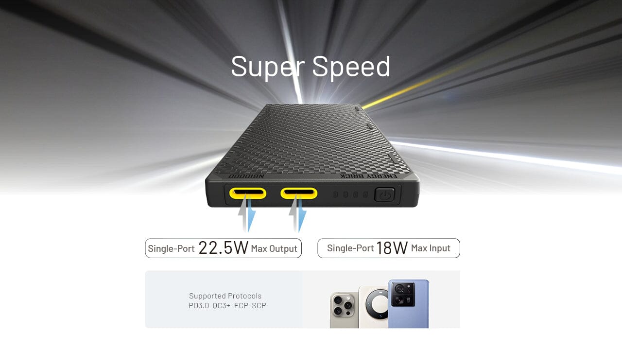 Nitecore NB10000 Gen 3 Ultra-Slim USB-C Power Bank 
